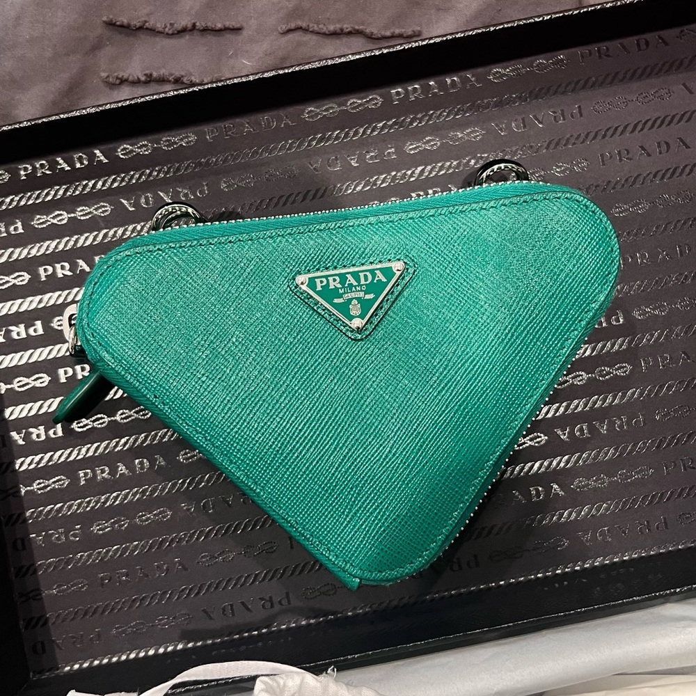 Prada Triangle Mini Bag Double Sided - image 1